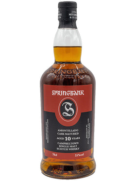 Springbank 10 Year Old Amontillado Cask Matured Campbeltown Single Malt Scotch Whisky 700mL
